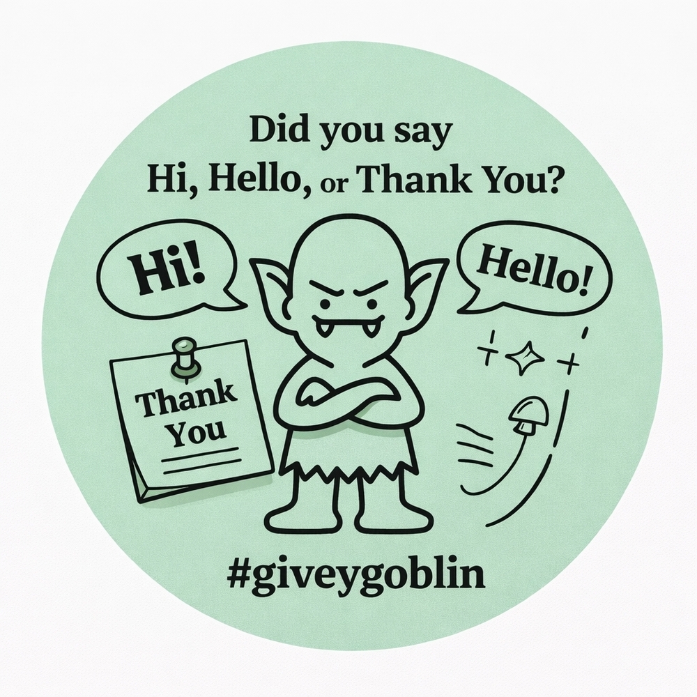 Hand Crafted Goblin Or Code Green